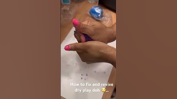 “How to fix dry play doh” #shorts #dry #playdoh #shortvideo
