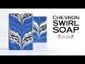 How to Make Chevron Swirl Cold Process Soap (Technique Video #31)