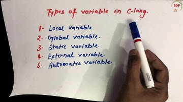 (Ep-08) C Language | Variable in C Language | Types of Variable in C Language