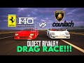 Which is faster ferrari f40 vs lamborghini countach  oldest rivals 