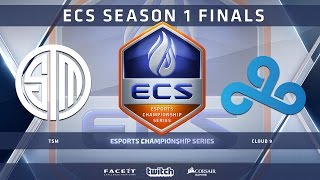 TSM vs Cloud9 - Map 2 - Train (ECS Season 1 Finals)