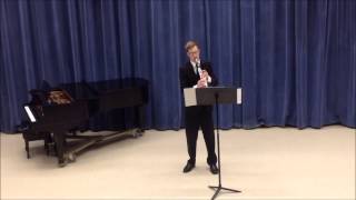 Eric Schultz Performs Bruno Mantovanis Bug For Clarinet Solo
