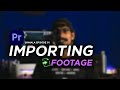 How to IMPORT videos (Premiere Pro Tutorial - සිංහලෙන්)
