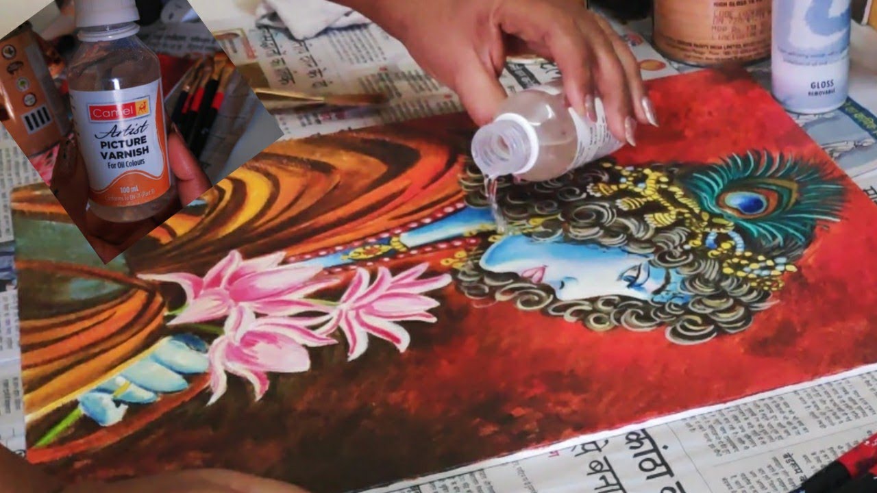 How To Apply Varnish On Oil Acrylic Paintings ArtistaapoojaArtClasses How To Apply Varnish On Oil Acrylic Paintings ArtistaapoojaArtClasses
