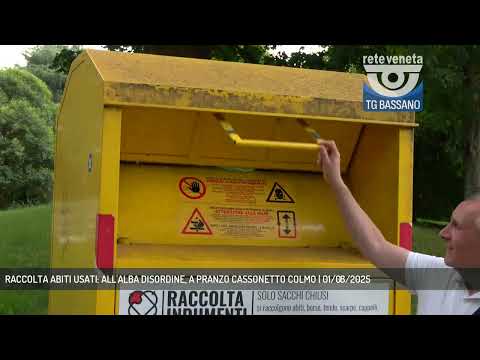 RACCOLTA ABITI USATI: ALL'ALBA DISORDINE, A PRANZO CASSONETTO COLMO | 01/08/2025