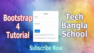 Login Page Design - Bootstrap 4 - Html CSS Tutorial - by Coding Xpress