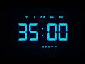 35 Minute Countdown Timer ⏱ Digital Blue Clock with Beeps 💙