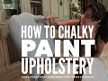 // How To Paint Upholstery // #ginaparis #ginaparisdesign #renovationsoul