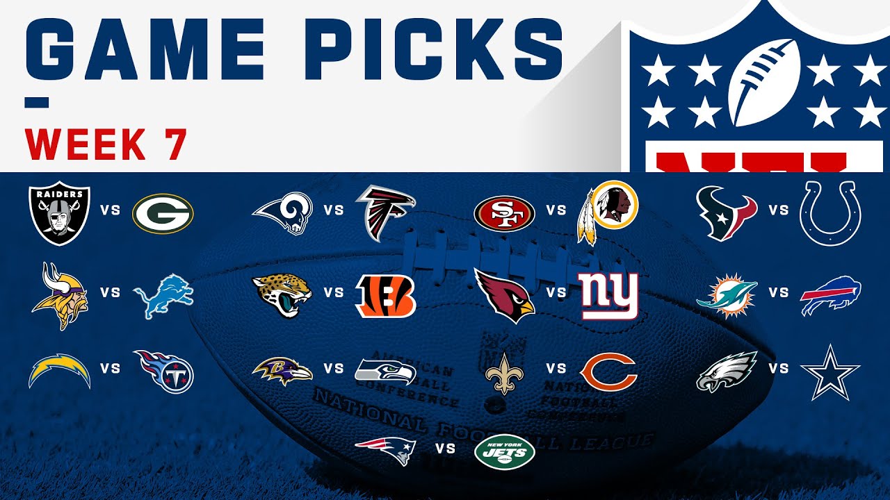 Week 7 Game Picks! | NFL 2019 - YouTube