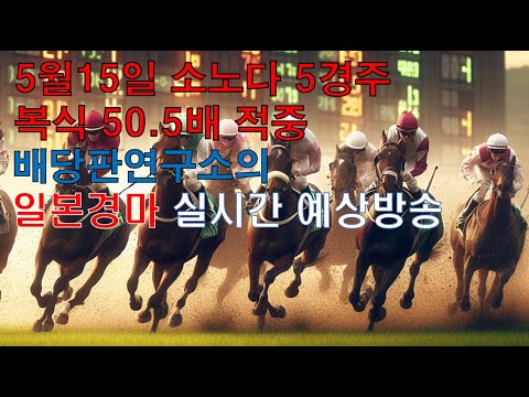5월15일 소노다5경주 복식 50.5배 적중