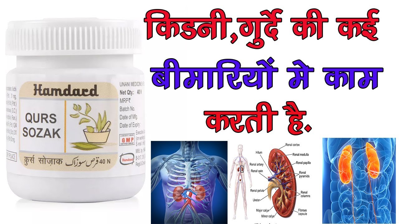 Qurs Sozak Tablet Ke Fayde Kidney function, urine Infection, ureter