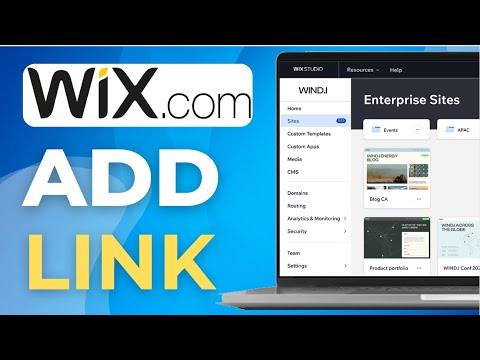 How to Add a Link to Another Page in Wix - YouTube