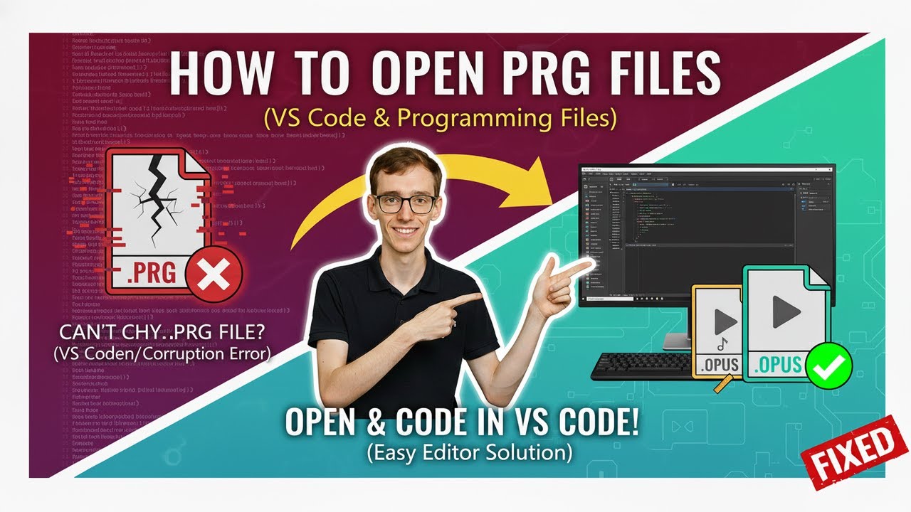 Opening PRG Files (VS Code) - YouTube