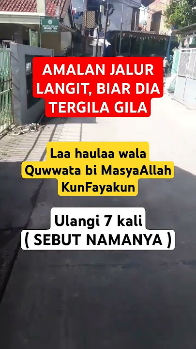 Buat Dia Tergila Gila#doa#dzikir#amalankebaikan#motivation