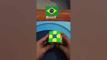 Different flags on Rubix cubes #shorts #funny #cubing