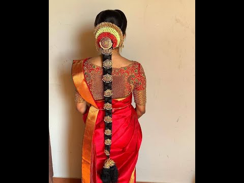 REAL BRIDE -Traditional South Indian Bridal Makeup Look | MORNING MUHURTHAM Tamil  bride - YouTube