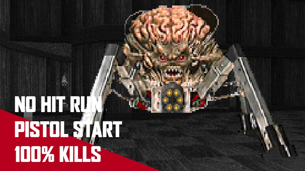 The Ultimate Doom No Hit Run - Unto the Cruel (E4M8)