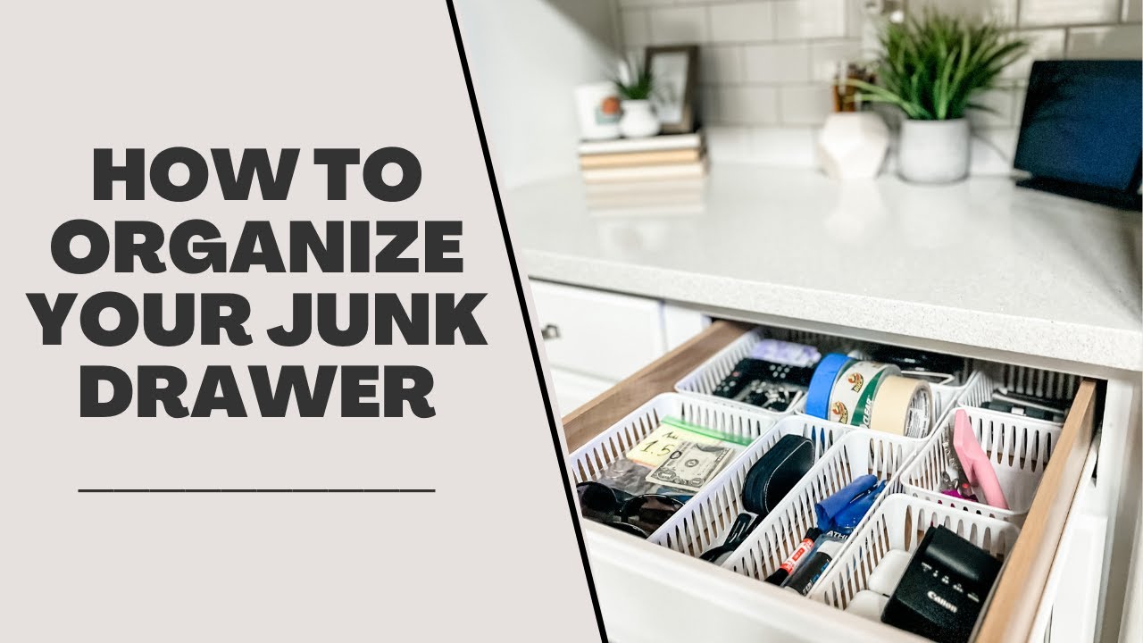 Junk Drawer Organization & Decluttering Tips - A Pretty Fix