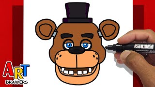 How To Draw FREDDY Five Nights at Freddy’s 2 ( FNAF )