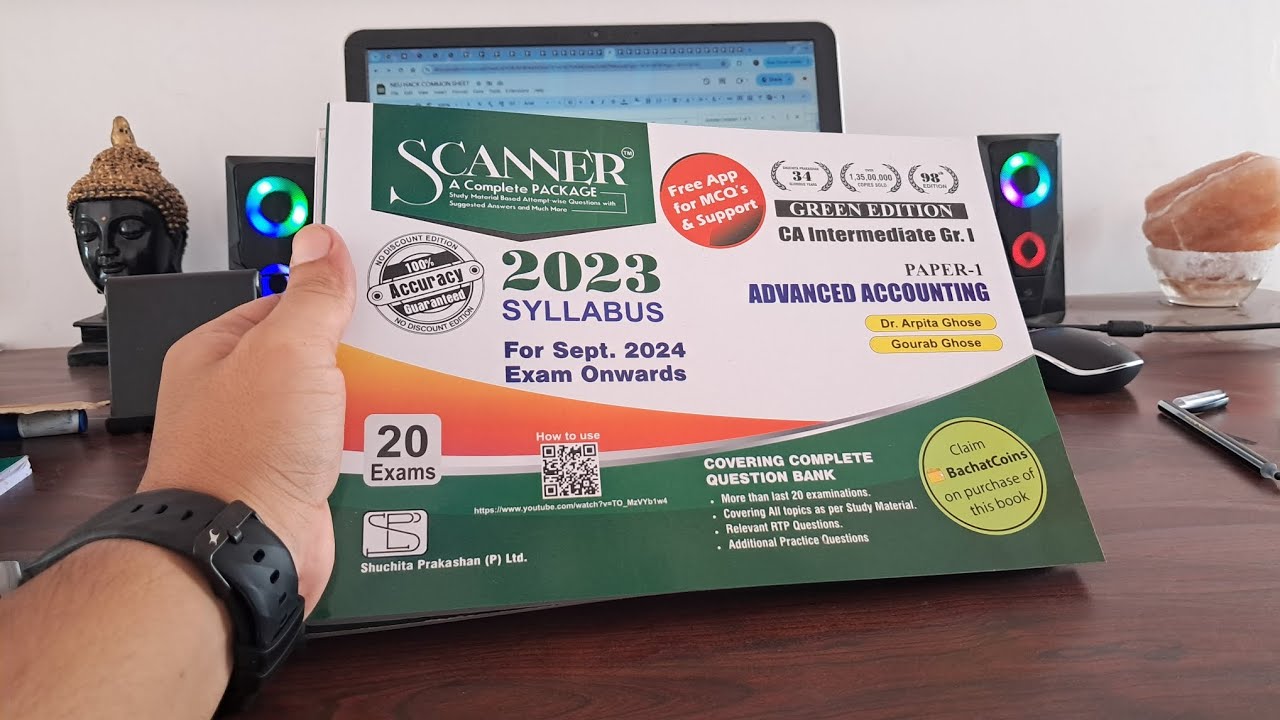 Unboxing & Review Of Ca Intermediate Paper 1&2 Scanner | Shuchita ...