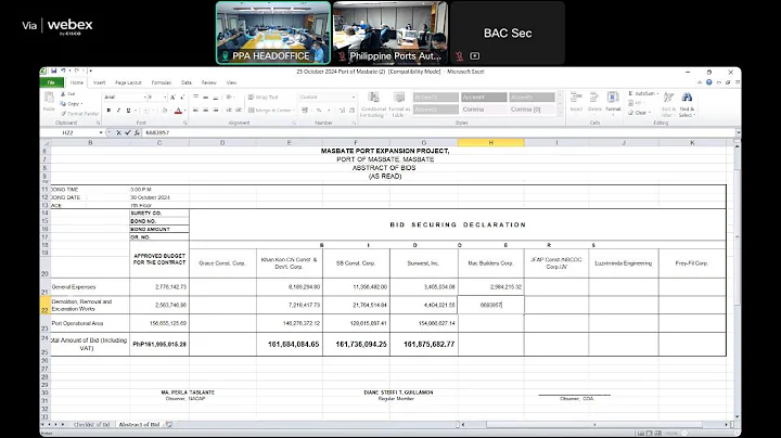 HO-BAC-EP No. 117-2024 BAC Meeting (Opening of Bids)