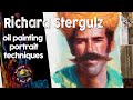 Timelapse Oil Portrait Demo with Richard Stergulz