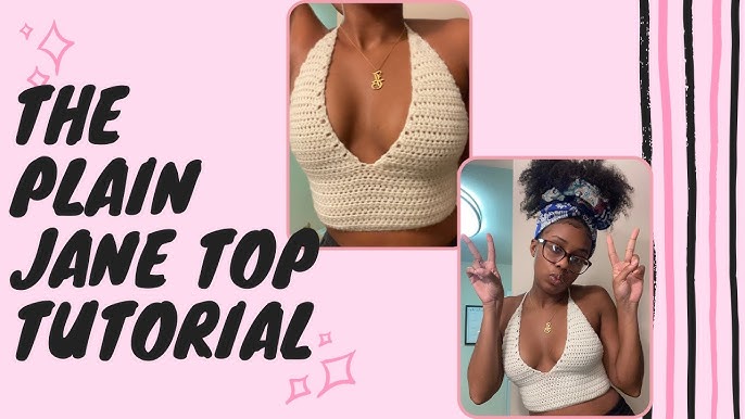 Crochet Bralette Tutorial  Crochet Crop Top 