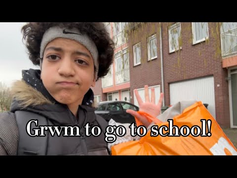 Grwm to go to school!! 🏫🏃