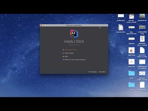 How to create Java Application using intellij