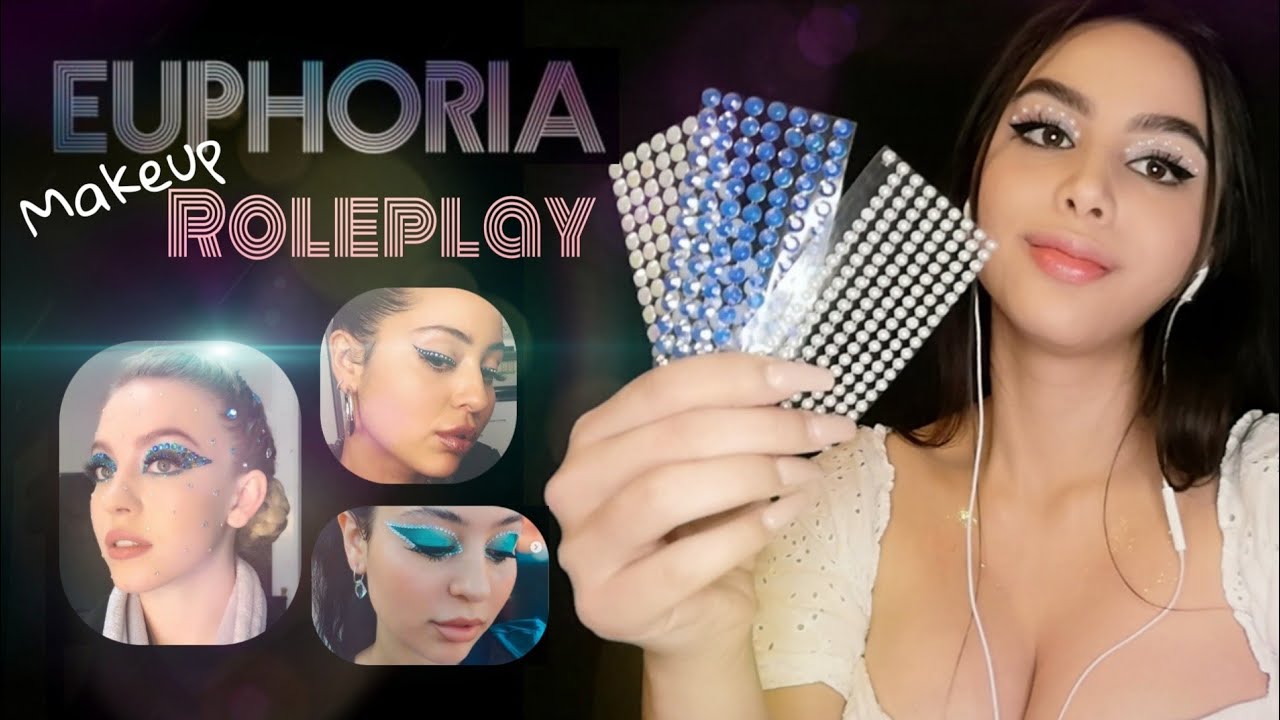 ✮ ASMR EUPHORIA ✮ Roleplay de maquillaje  🌈 español | Hey Look ASMR