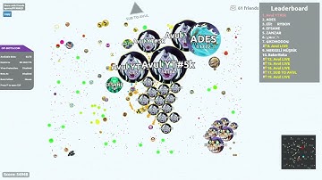 AGAR.IO SERVER TAKEOVER WITH BOTS #1307 || OP-BOTS.COM