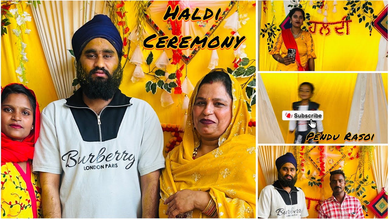 “Punjabi Haldi Ceremony Vlog 💛 | Friends, Family & Wedding Fun” Pendu Rasoi