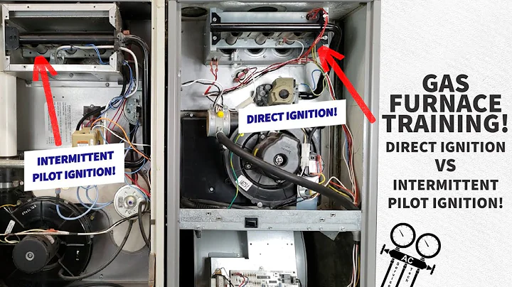 Gas Furnace Training! Direct Ignition vs Intermittent Pilot Ignition!