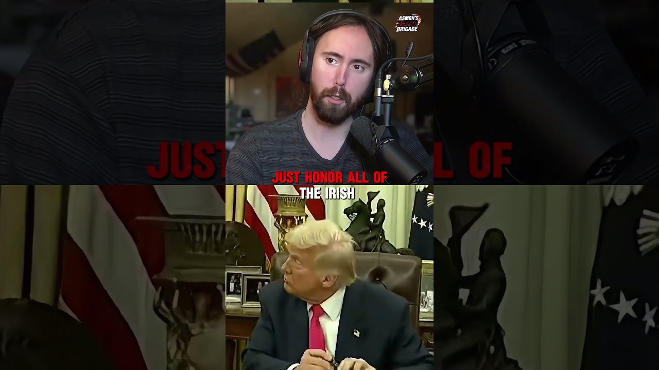 Asmongold Reacts: Trump’s Irish American Heritage Month Shoutout – ‘They Voted for Me!’