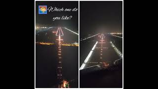 Cochin airport landing both runways comparison