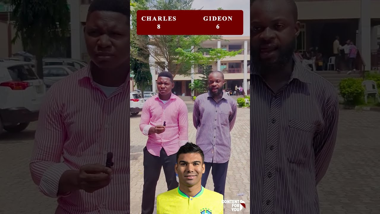 Football Player Identification -Charles vs Gideon, who will win? How many were you able to identify?