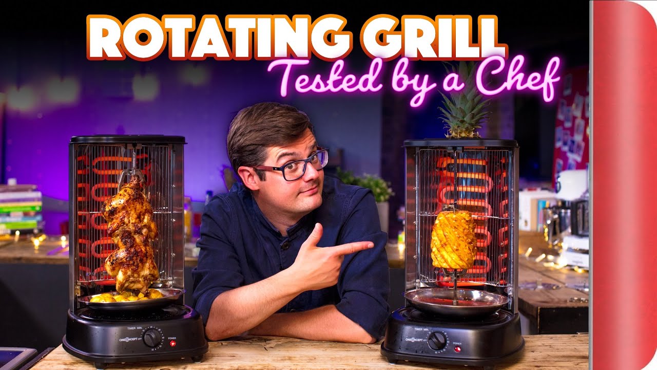 ROTATING GRILL | 4 Dishes Tested by a Chef | Sorted Food