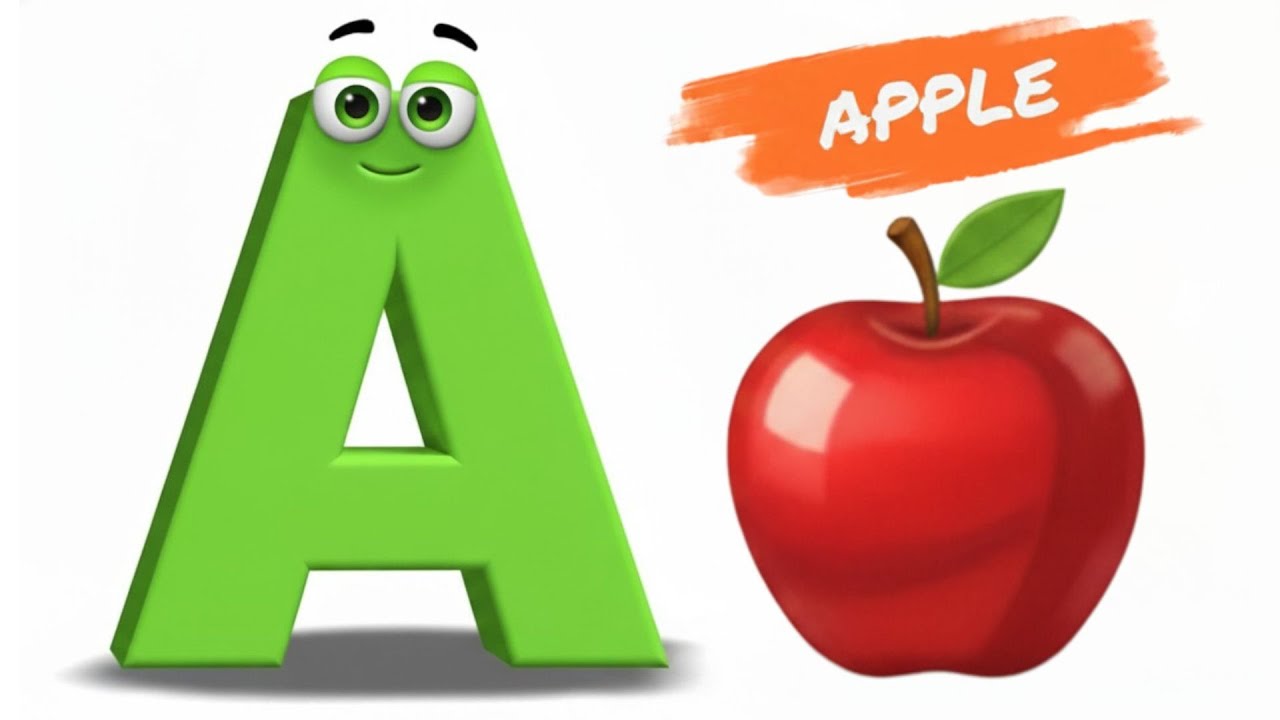 ABC Phonics Song 🎶 Toddler Learning Video 🔤 A for Apple 🍎 B for Baby 👶 ...