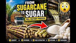 Inside a Giant Sugar Factory Inside a Cane Sugar Factory Full Process