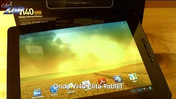 Onda Vi40 Elite Android 4.0 ICS Tablet Review - Merimobiles.com - 9.7" IPS Allwinner A10 ColonelZap