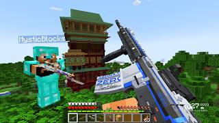 DESTROYING Pillager Secret FORTRESS with COD MODERN WARFARE WEAPONS!🔫💣💥