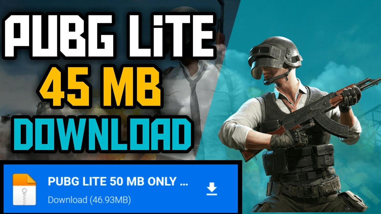 Pubg Lite Highly Compressed 45 MB Download direct Mediafire Link.