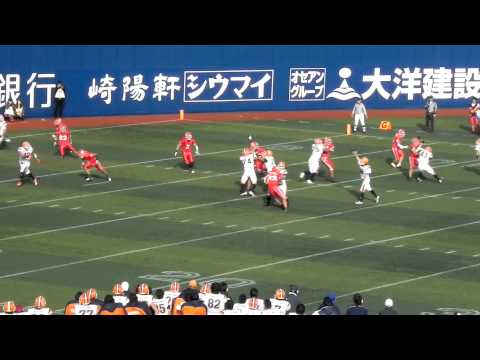 法政大学トマホークス（2012年度関東大学アメフト選手権　日大戦②）