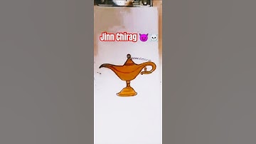 Magic Lamp Drawing || Drawing A Genie Lamp Step by Step Tutorial #shorts  #yutubeviralvideo