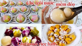 Looking for 4 new recipes of Glutinous rice flour for New Year Tang yuan recipes| Soft & Silky