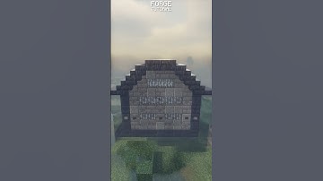 FORGE Minecraft tutorial, ideas for building #shorts #shortsyoutube #asmr #asmrvideo #minecraft