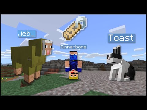 Minecraft All Mob Name Easter Eggs Java Bedrock Youtube