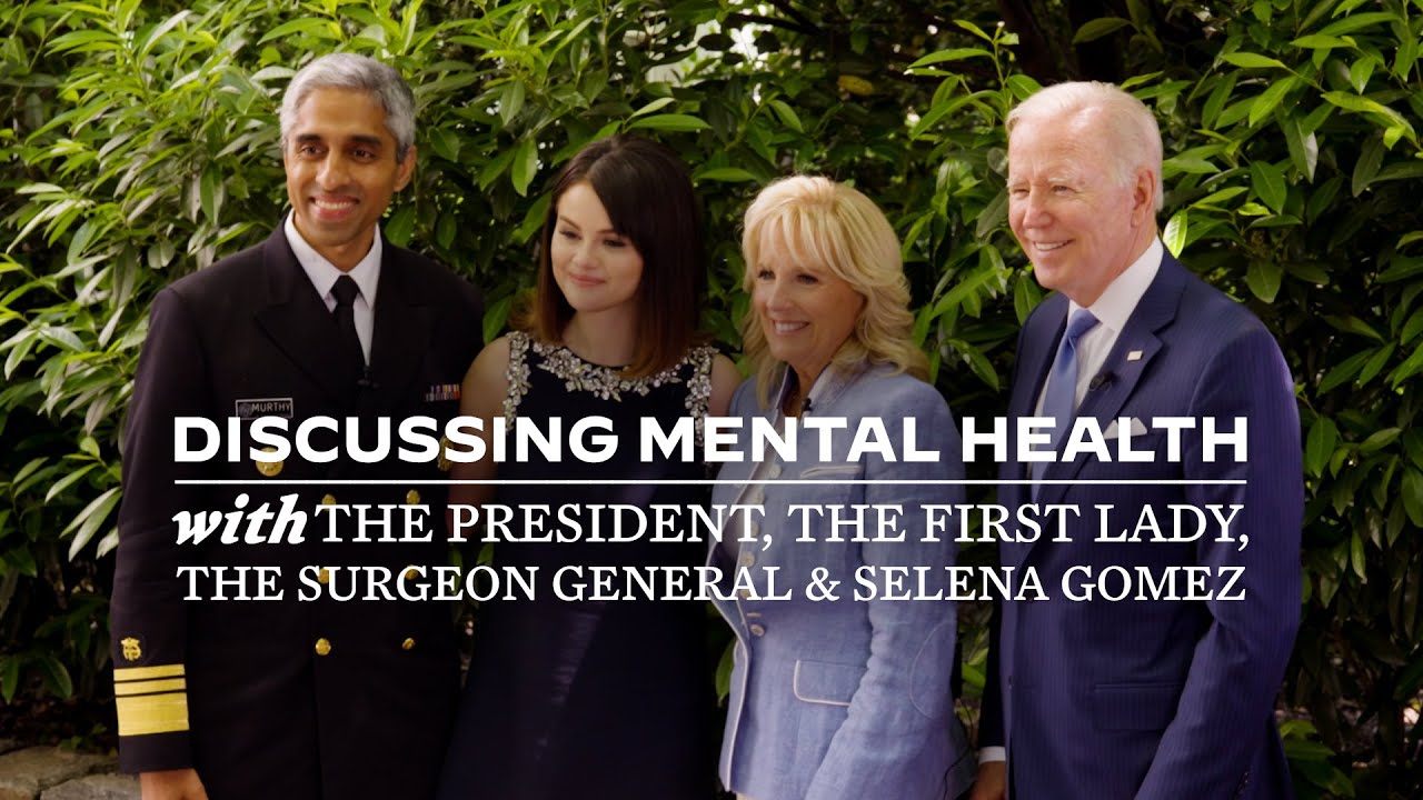 ⁣Discussing Mental Health with the President, First Lady, Surgeon General, and Selena Gomez