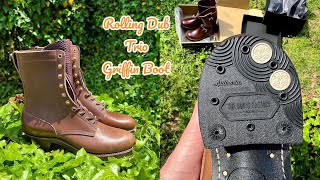 The Japanese Made Rolling Dub Trio GRIFFIN BOOT in Brown Horsehide!!!