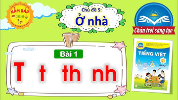 Tiếng Việt lớp 1 - Chân trời sáng tạo - Chủ đề 5 - Bài 1: t, th, nh